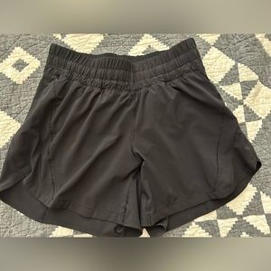 Lululemon Track That women’s shorts. Black size 8. Practically new.